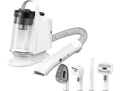 Multifunkční stříhací strojek na zvířecí chlupy 4 v 1 Rojeco (bílý)