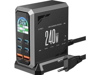 Blitzwolf BW-S31 2xUSB-A, 4xUSB-C, PD, 240W sieťová nabíjačka