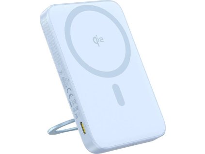 Powerbanka Baseus so stojanom PicoGo Qi2 5000mAh 20W (modrá)