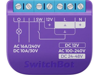 Inteligentný reléový spínač SwitchBot 1 s beznapäťovým kontaktom