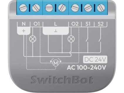 Inteligentní dvoukanálový spínač SwitchBot Relay Switch 2PM