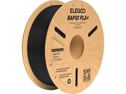 Filament ELEGOO Rapid PLA+ (černý)