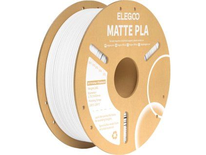 PLA matné vlákno ELEGOO (bílé)