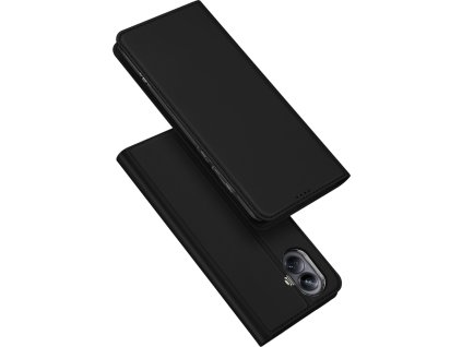 Pouzdro Dux Ducis Skin Pro pro Realme 10 Pro+ s výklopným krytem, peněženkou na karty a stojánkem, černé