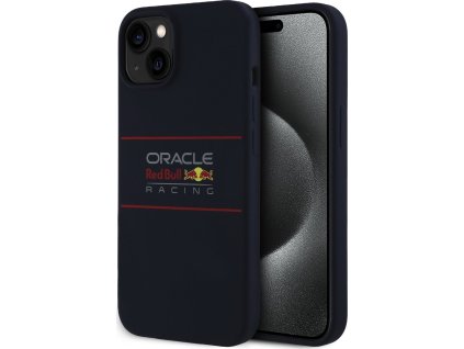 Red Bull Silicone Horizontal Logo MagSafe Zadní Kryt pro iPhone 14 Navy