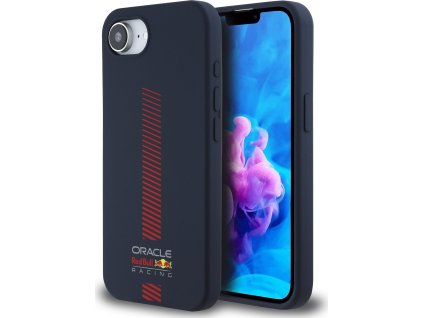 Red Bull Silicone Powerbar MagSafe Zadný Kryt pre iPhone 16e Navy