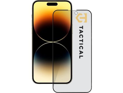 Tactical Glass Shield Privacy Stealth 5D sklo pre Apple iPhone 14 Pro Max Black
