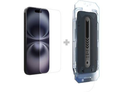 Nillkin Tvrdené Sklo 0.2mm H+ PRO 2.5D pre Apple iPhone 16 (s aplikátorom)