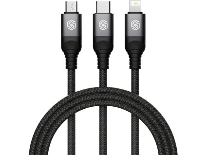 Nillkin Dátový Kábel Swift Pro 3v1 1,5m Black