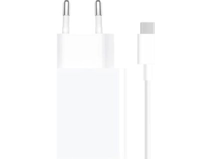 Xiaomi MDY-16-EF USB-A 33W Cestovní Nabíječka + USB-C 3A Datový Kabel White
