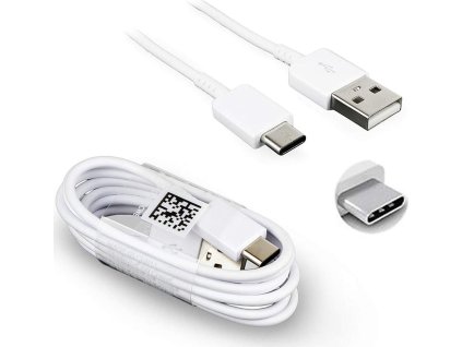 EP-DN930CWE Samsung USB-C Dátový Kábel 3A 1.2m White (Bulk)