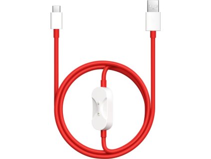 OnePlus SUPERVOOC 2v1 Dátový Kábel 8A 1,2m Red
