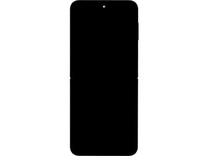 LCD display + Dotyk + Přední Kryt Samsung F741 Galaxy Z Flip 6 5G Black (Service Pack)