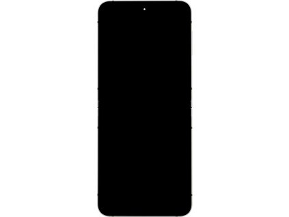 LCD displej + Dotyk + Predný Kryt Samsung F741 Galaxy Z Flip 6 5G White (Service Pack)