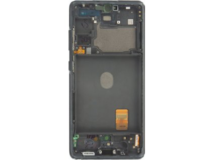 LCD displej + Dotyk + Predný Kryt Samsung G781 5G Galaxy S20 FE Cloud Navy (Service Pack)