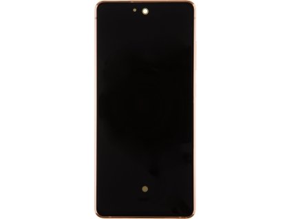 LCD display + Dotyk + Přední Kryt Samsung G781 5G Galaxy S20 FE Cloud Orange (Service Pack)