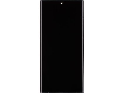 LCD displej + Dotyk + Predný kryt Samsung S908B Galaxy S22 Ultra Phantom Black (Service Pack)