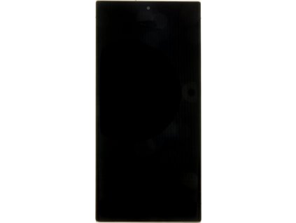 LCD displej + Dotyk + Predný kryt Samsung S918 Galaxy S23 Ultra Cream (Service Pack)
