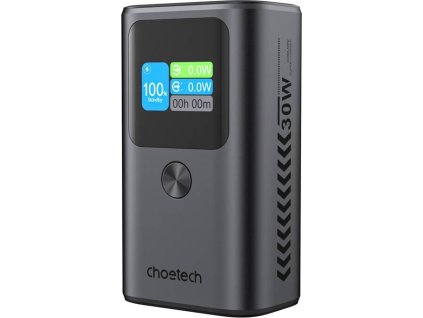 Power banka Choetech B701 10000mAh PD30W (šedá)