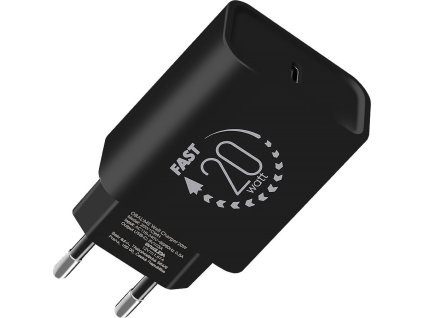 OBAL:ME Cestovná Nabíjačka USB-C 20W Black