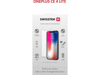 OCHRANNÉ TEMPEROVANÉ SKLO SWISSTEN PRE ONEPLUS CE 4 LITE RE 2,5D