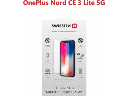 OCHRANNÉ TEMPEROVANÉ SKLO SWISSTEN PRE ONEPLUS NORD CE 3 LITE 5G RE 2,5D