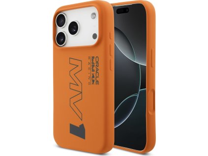 Red Bull Silicone MV1 MagSafe Zadný Kryt pre iPhone 17 Pro Orange