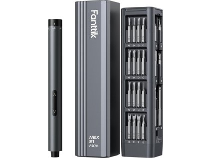 Sada elektrických šroubováků Fanttik E1 Max 3,7 V (šedá)