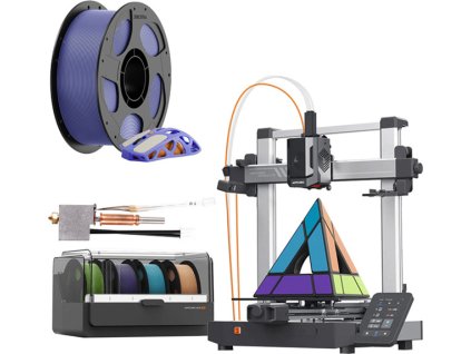 3D tiskárna Anycubic Kobra 3 V2 Combo + hotend + filament zdarma