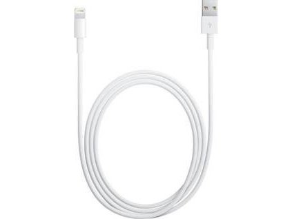 MD819 iPhone 5 Lightning Datový Kabel 2m White (Round Pack)