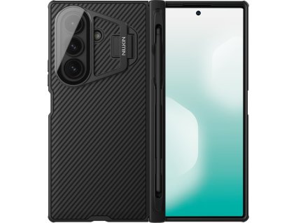 Nillkin CamShield Prop Magnetic Pen Slot (Transparent Lens) Zadní Kryt pro Samsung Galaxy Z Fold 7 Black