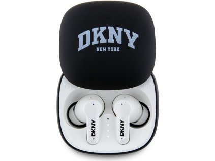 DKNY 3D Rubber Matte Finish TWS Bezdrátová Sluchátka Black