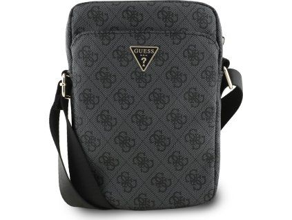 Guess PU 4G Triangle Logo Puzdro 8" Black