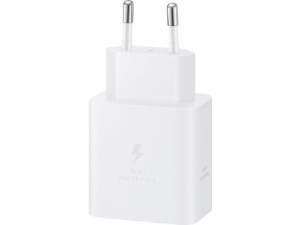 EP-T4511XWE Samsung USB-C 45W Cestovní nabíječka + USB-C Datový Kabel White