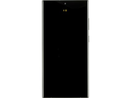 LCD display + Dotyk + Přední kryt Samsung S918 Galaxy S23 Ultra Graphite/Red (Service Pack)