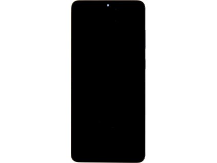LCD display + Dotyk + Přední Kryt Samsung G985/G986 Galaxy S20+ Cosmic Black No Camera (Service Pack)