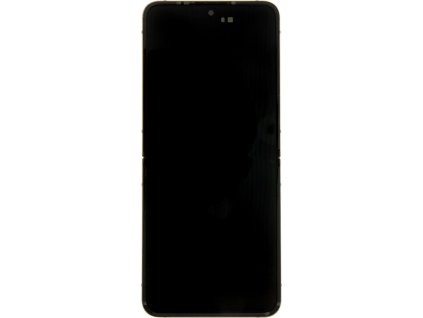 LCD display + Dotyk + Přední Kryt Samsung F721 Galaxy Z Flip 4 5G Gold (Service Pack)