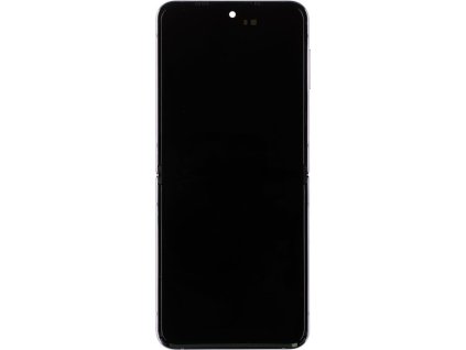 LCD display + Dotyk + Přední Kryt Samsung F721 Galaxy Z Flip 4 5G Bora Purple (Service Pack)