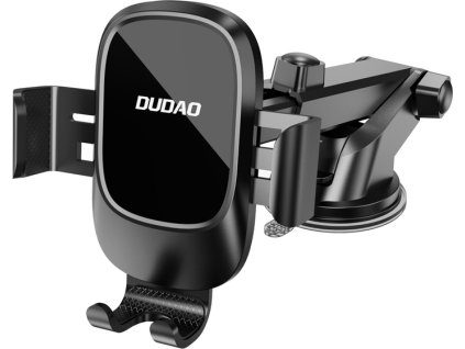 Držák do auta Dudao F5N+ Gravity s přísavkou na čelní sklo nebo palubní desku - černý