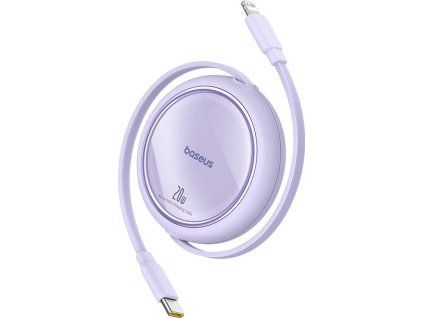 USB kábel Baseus Free2Pull USB-C to iP 20W 1m (purple)