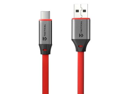 Tactical Fat Man 2.0 Cable USB-A/USB-C 1m Red