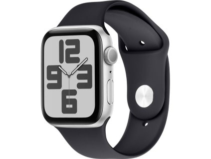 OBAL:ME Silikonový Řemínek pro Apple Watch 42-49mm M-L Black