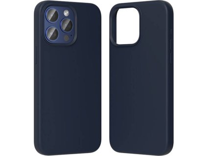 Silikonový kryt Vention KUFL0-30 pro iPhone 15 Pro (modrý)