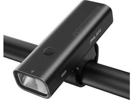 Přední světlo na kolo Rockbros 24710012001 800 lm + kabel USB-C - USB-A - černé