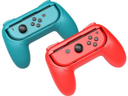 iPega SW087 Grip pro JoyCon Ovladače 2ks Blue/Red (Pošk. Balení)