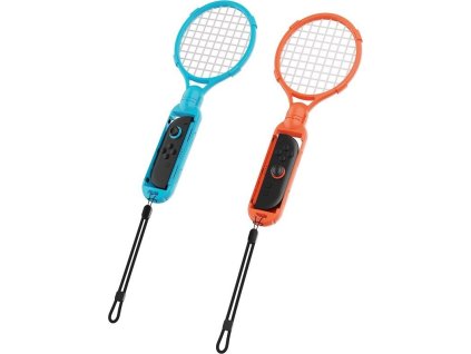 iPega SW2090 Tenisové Rakety pro JoyCon Ovladače Nintendo Switch 2 Red/Blue (Pošk. Balení)