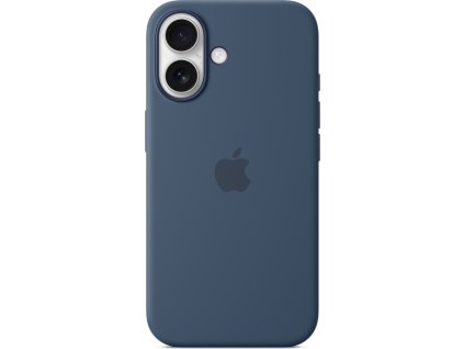 MYY23ZM/A Apple Silikonový Kryt vč. Magsafe pro iPhone 16 Denim