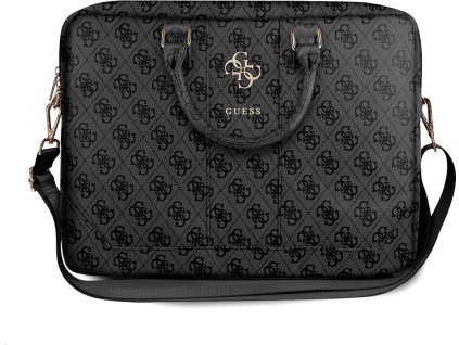 Guess PU 4G Metal Logo Taška na Notebook 15/16" Grey