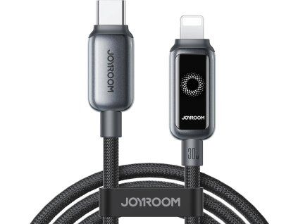 Kábel Joyroom S-A55 StarFlight 30W USB-C - Lightning 1,2m - čierny