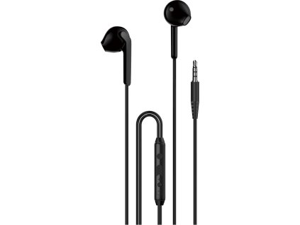 Kabelová sluchátka do uší Dudao X3 s USB-C - černá